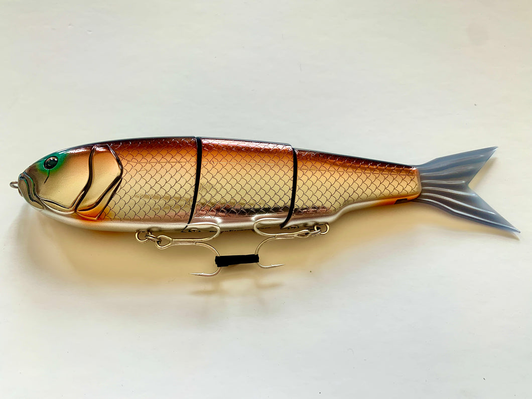 Dream Express Lures Triple Deluxe Swimbaits - Copper Flash