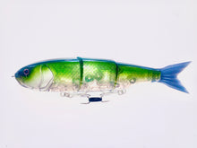 Load image into Gallery viewer, Dream Express Lures Triple Deluxe Swimbaits - Lime Shad
